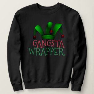 Camiseta Papais noeis Elf Personalizados Auxiliar Gangsta W