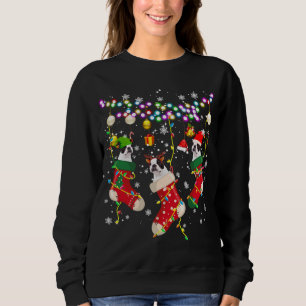 Camiseta Papais noeis ELF Reindeer Boston Terrier No Natal