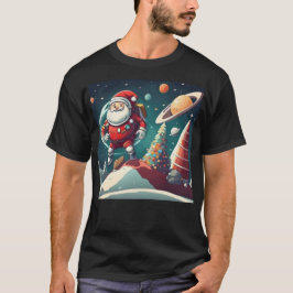 Camiseta Papais noeis em diversão espacial