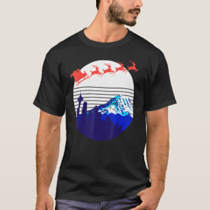 Camiseta Papais noeis Em Seattle Washington Mt Rainier No N