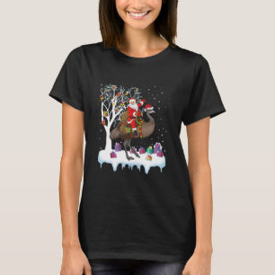 Camiseta Papais noeis Emu Bird Lover Xmas Andando Em Emu