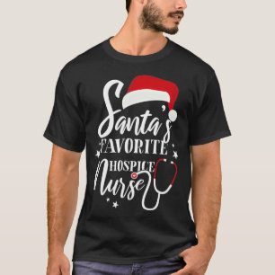 Camiseta Papais noeis Enfermeiros HOSPICE Favoritos Enferme