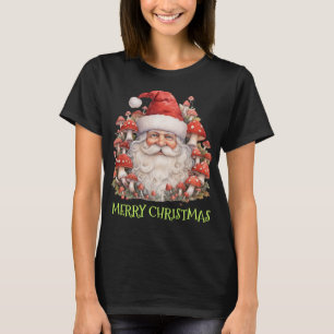 Camiseta Papais noeis Enfrentam Cogumelos Russos Cottagecor