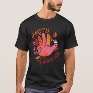 Camiseta Papais noeis Engraçados da Turquia Feliz de Natal