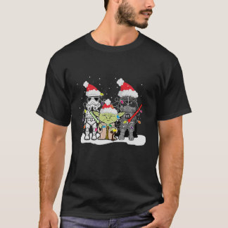Camiseta Papais noeis Engraçados das Estrelas de Natal Hola