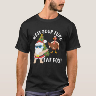 Camiseta Papais noeis Engraçados de Ação de Graças, Tur