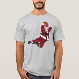 Camiseta Papais noeis Engraçados de Basquete Dunk
