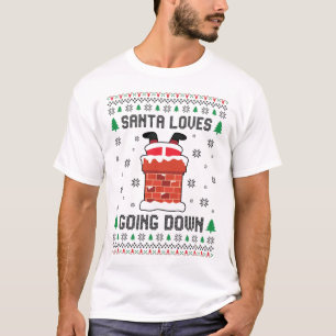 Camiseta Papais noeis Engraçados De Citação De Natal Ado