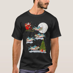 Camiseta Papais noeis Engraçados De Iluminação Do Xmas Q