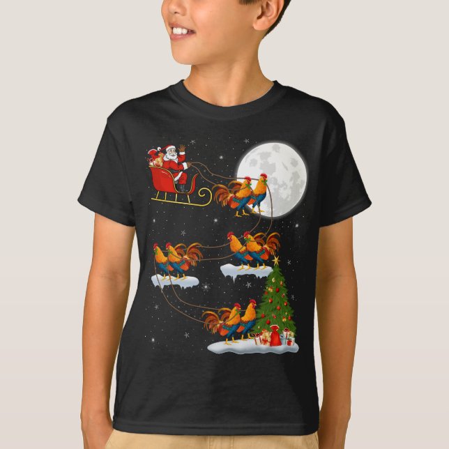 Camiseta Papais noeis Engraçados De Iluminação Do Xmas Que  (Frente)