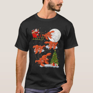 Camiseta Papais noeis Engraçados De Iluminação Do Xmas Que