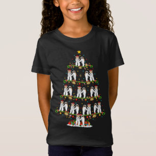 Camiseta Papais noeis Engraçados de Iluminação Xmas Fios Fo