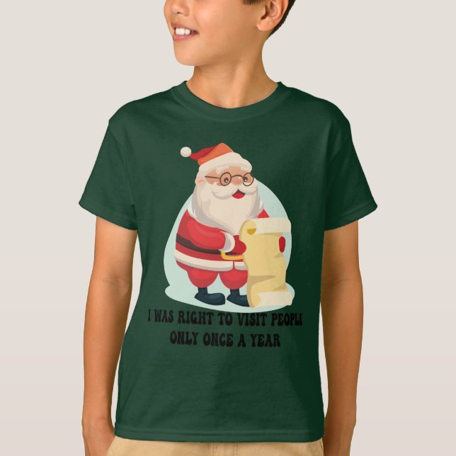 Camiseta Papais noeis engraçados de Natal (Frente)