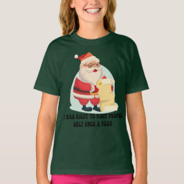 Camiseta Papais noeis engraçados de Natal