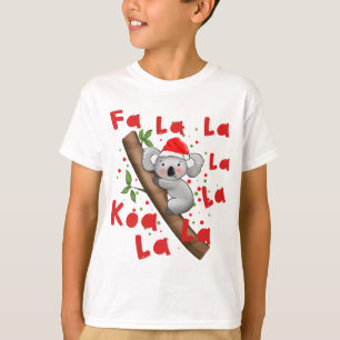 Camiseta Papais noeis Engraçados De Natal Australianos Koal