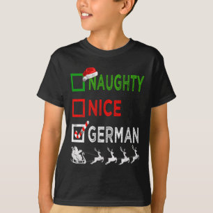 Camiseta Papais noeis engraçados de pijama de Natal alemão