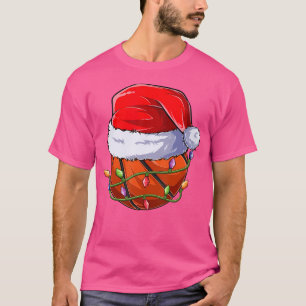 Camiseta Papais noeis Engraçados de Roupa de Natal de Basqu