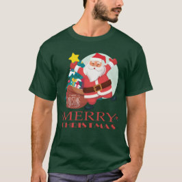Camiseta Papais noeis engraçados do Feliz Natal