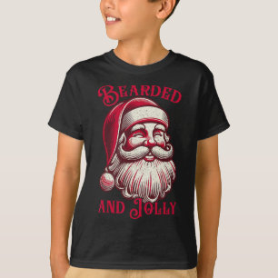 Camiseta Papais noeis Engraçados E Felizes De Natal Enfrent