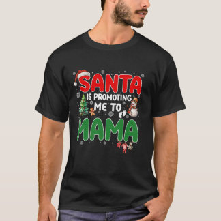 Camiseta Papais noeis engraçados estão me promovendo para m