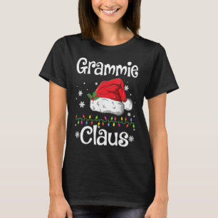 Camiseta Papais noeis Engraçados Grammie Claus Festa de Nat
