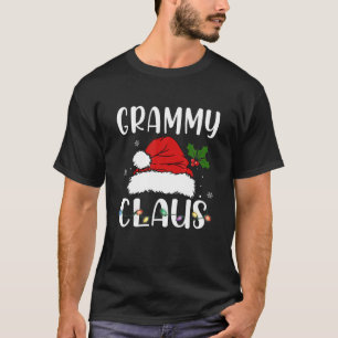 Camiseta Papais noeis Engraçados Grammy Claus Família de Fe