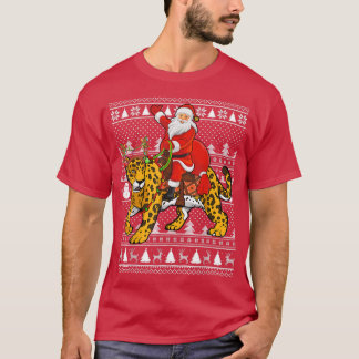 Camiseta Papais noeis engraçados Jaguar Lover pilotando o C