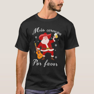 Camiseta Papais noeis Engraçados Mexicanos Natal Navidad Ma