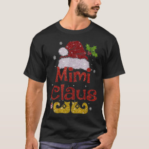 Camiseta Papais noeis Engraçados Mimi Claus Presentes da Fa