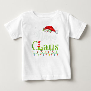 Camiseta Papais noeis Engraçados Nana Claus Família de Nata