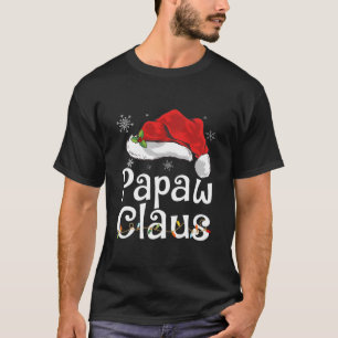 Camiseta Papais noeis Engraçados Papaw Claus Família de Nat