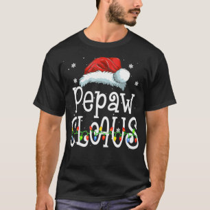 Camiseta Papais noeis Engraçados Pepaw Claus, Presentes da