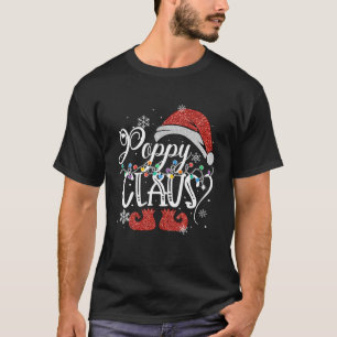 Camiseta Papais noeis Engraçados Poppy Claus Natal Família