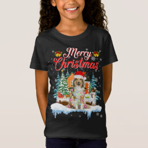Camiseta Papais noeis engraçados Sheltie Dog Feliz Natal
