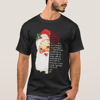 Camiseta Papais noeis Era A Noite Antes Da Corda De Natal P