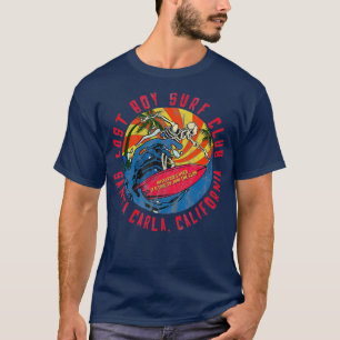 Camiseta Papais noeis esqueletos do Clube de Surfs de Menin