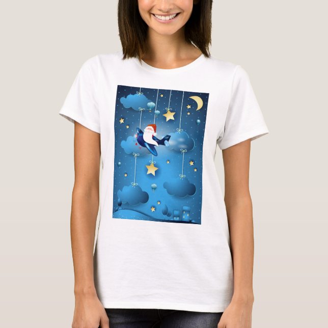 Camiseta Papais noeis estão chegando (Frente)