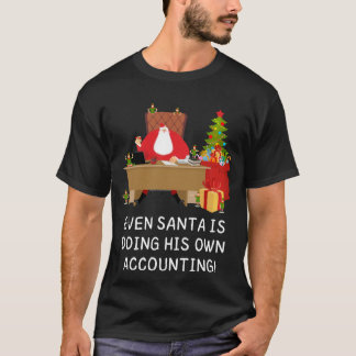 Camiseta Papais noeis Estão Fazendo Sua Contabilidade De Na