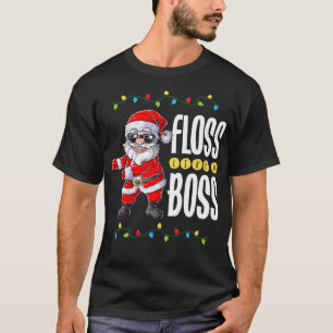 Camiseta Papais noeis Falham Como Um Chefe De Natal Garotos