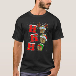 Camiseta Papais noeis Familiares Engraçados Ho Ho Barn Owl