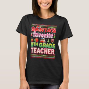 Camiseta Papais noeis Favoritos 9.º ano Professor Suor de N