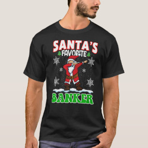 Camiseta Papais noeis Favoritos de Banker Dabbing Papais no