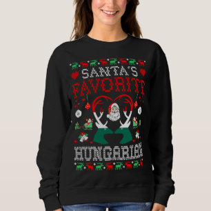 Camiseta Papais noeis Favoritos de Natal Húngaro Presente S
