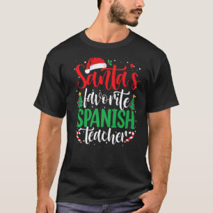 Camiseta Papais noeis Favoritos de Professores Espanhóis Pa