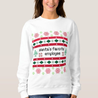 Camiseta Papais noeis Favoritos do Funcionário Feio "Suéter