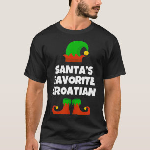 Camiseta Papais noeis Favoritos do Presente Croata Engraçad