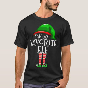 Camiseta Papais noeis Favoritos Elf Correspondendo Família 