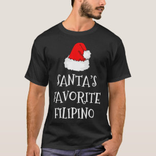 Camiseta Papais noeis Favoritos Filipino Presente Natal Eng