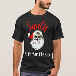 Camiseta Papais noeis Favoritos Ho Engraçados Casal Pijamas