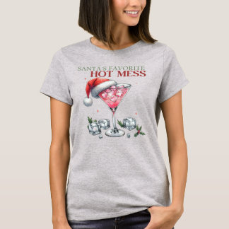 Camiseta Papais noeis favoritos Mess Martini Natal quente